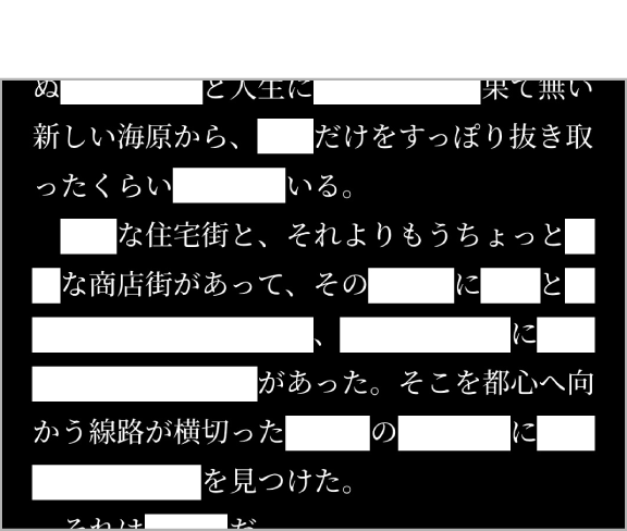 小説「新言語秩序」